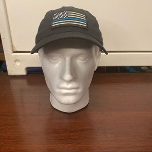 Sig Sauer Thin Blue Line American Flag Belt Adjustable Ball Cap Stran Hat